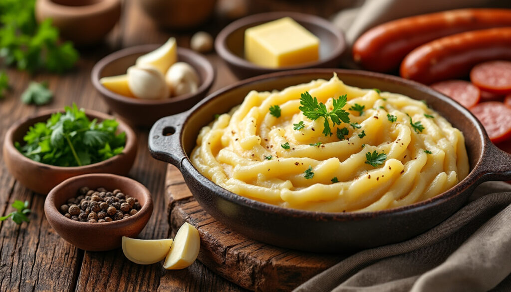 découvrez quelles saveurs accompagnent parfaitement l'aligot, ce plat emblématique de la cuisine française, pour sublimer votre expérience gustative.