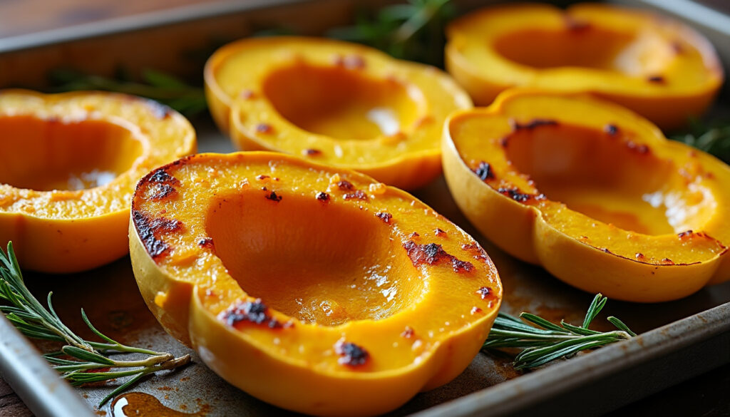 découvrez l'astuce simple pour réussir une butternut au four avec une chair fondante et parfumée, idéale pour vos repas gourmands.