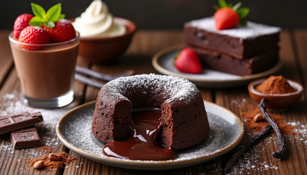 découvrez des recettes simples et délicieuses de desserts au chocolat pour réussir à tous les coups et ravir vos papilles.