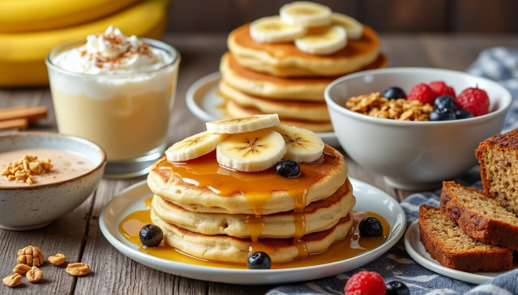 découvrez 5 recettes simples et délicieuses pour sublimer la banane, ce fruit doux et sucré, avec des desserts faciles à préparer et plein de saveurs.