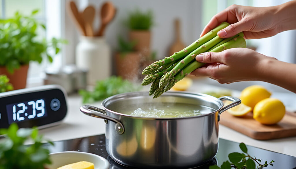 découvrez nos astuces pour réussir la cuisson des asperges blanches à chaque fois. temps de cuisson idéal et conseils pratiques pour des asperges tendres et savoureuses.