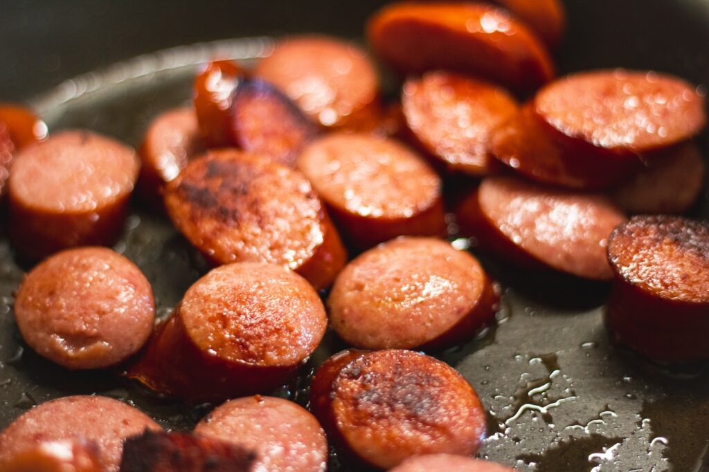Cooking Sausage